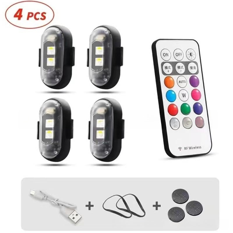 Wireless remote control for light