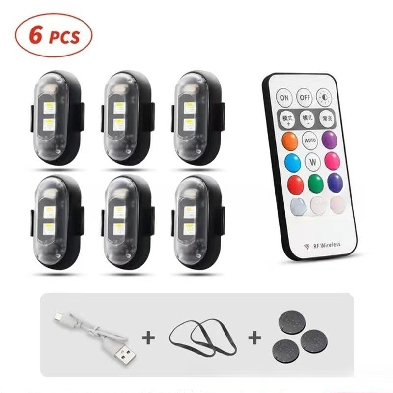 Wireless remote control for light