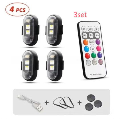 Wireless remote control for light