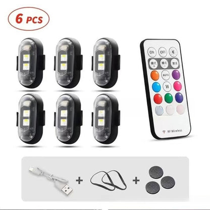 Wireless remote control for light