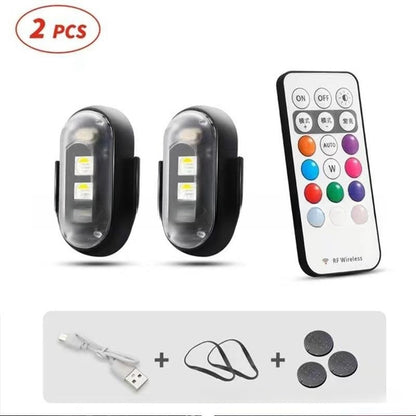 Wireless remote control for light
