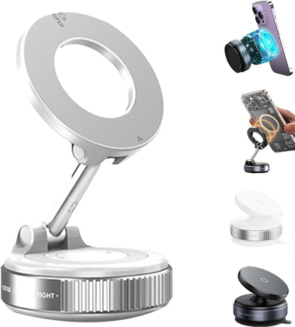 Support téléphone ventouse + aimant – rotatif à 360°